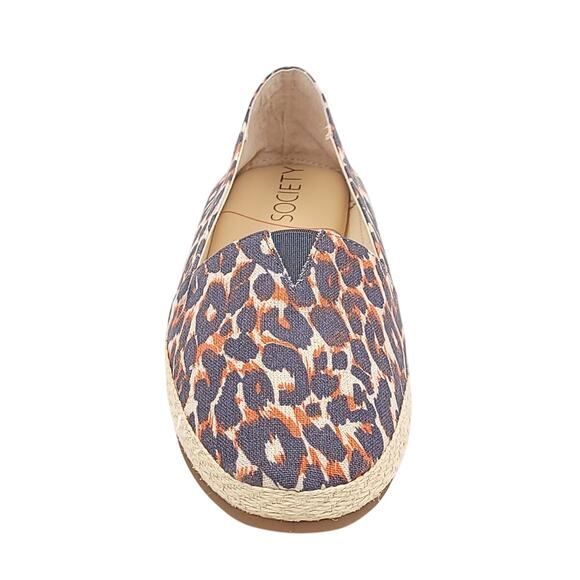 Sole Society Women Xander Slip On Loafers Size US 9.5M Navy Multi Azeeno Leopard - Picture 4 of 5